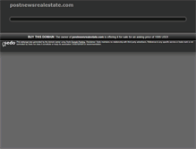 Tablet Screenshot of homes.postnewsrealestate.com